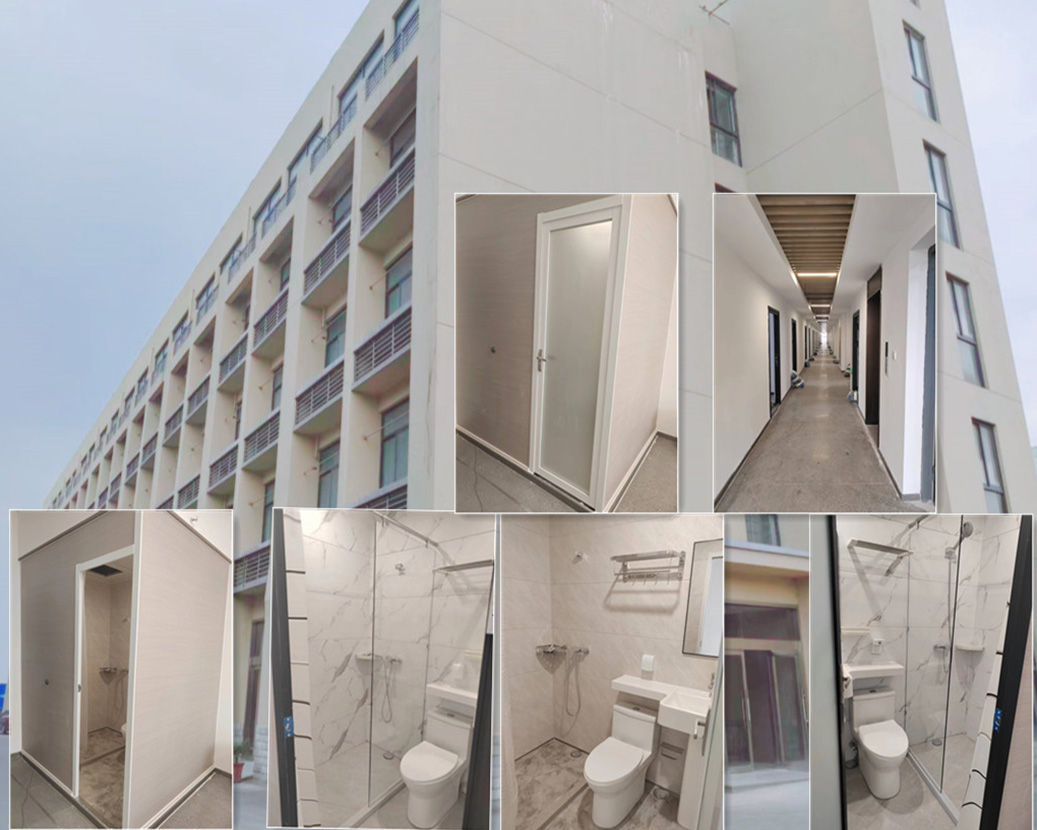 항저우 Qiantang 공업 단지 인재 아파트 프로젝트 조립 욕실 전체